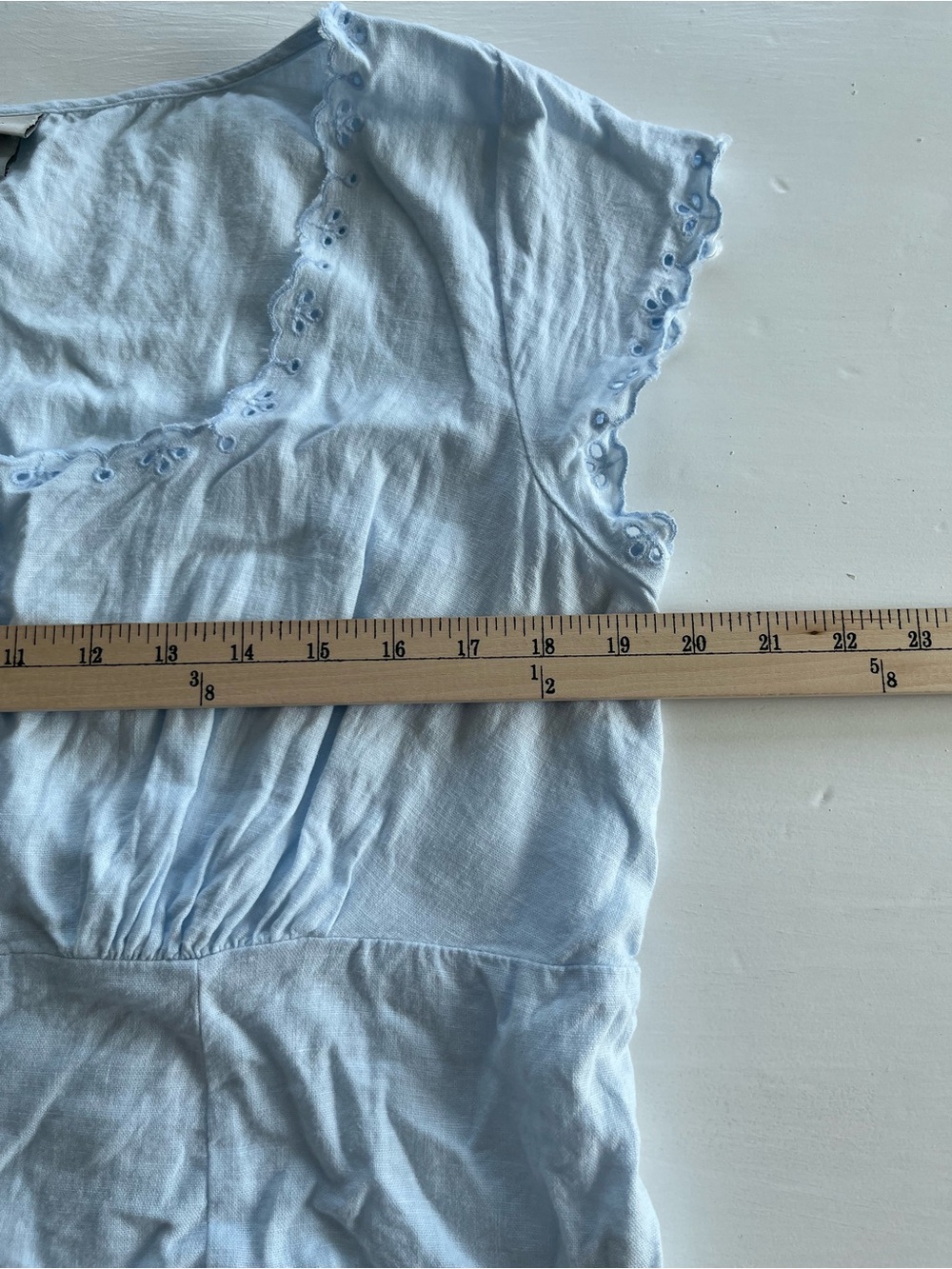 A New Day XL Linen & Cotton Cropped Top - Picture 6 of 8